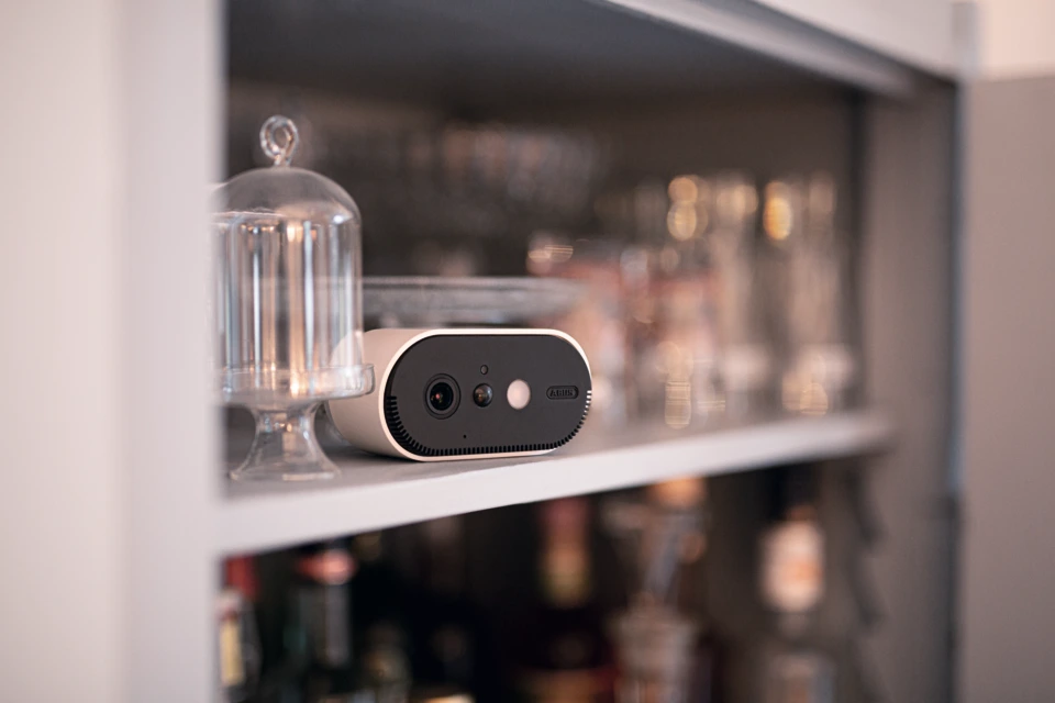 ABUS WiFi Caméra avec batterie intégrée et station de base