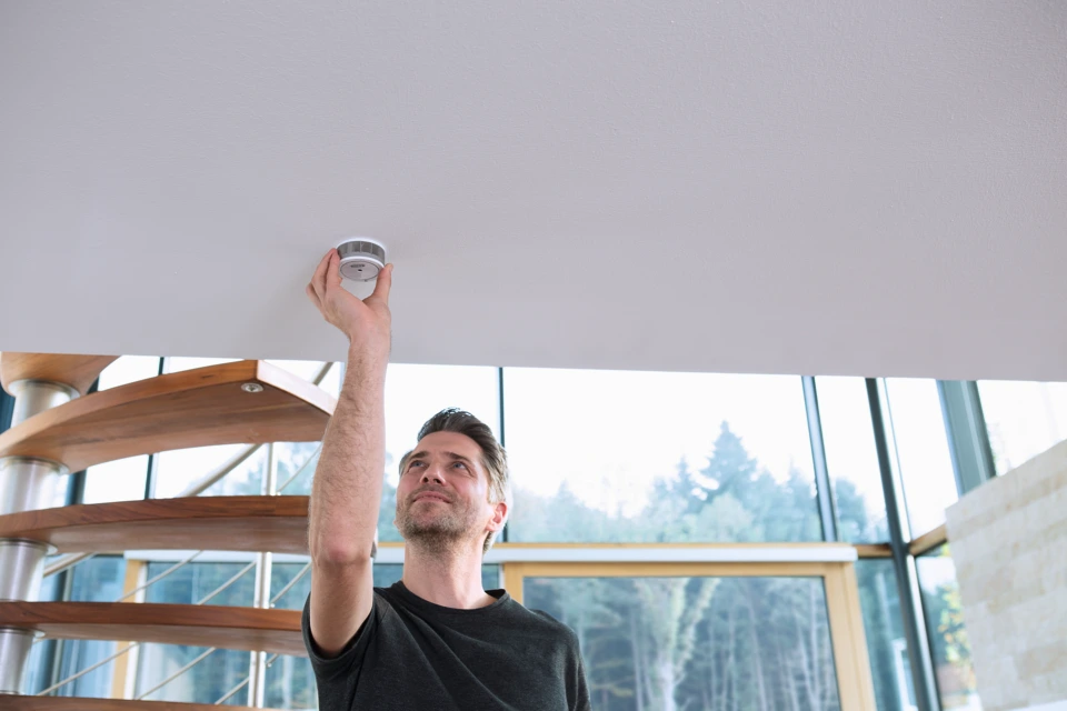 Mini-dispositifs d'alarme de fumée de 10 ans