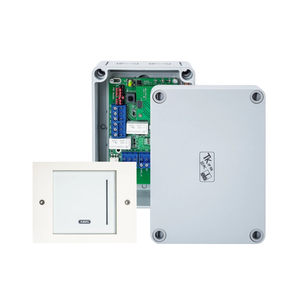 O2 Wall Reader Name WLX Pro Wall Reader-Set IP44 Industrial Intrusion white