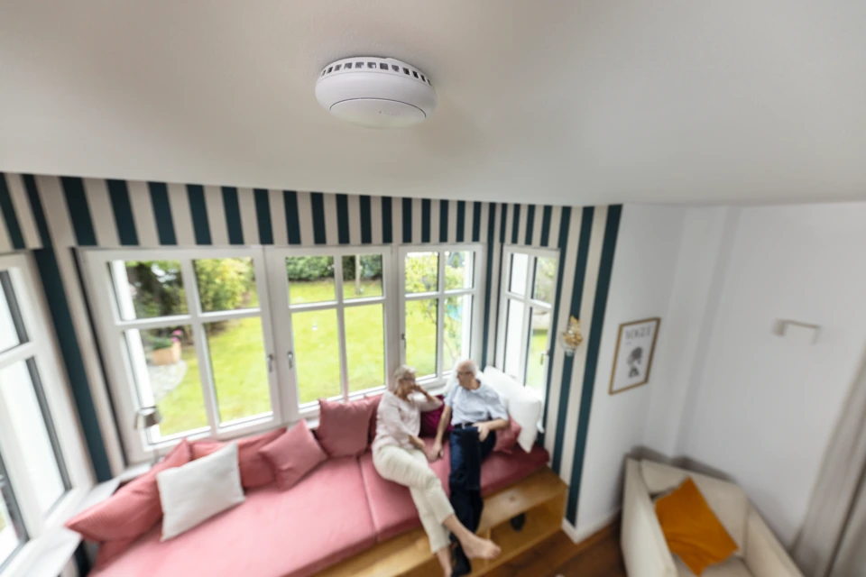 Avertisseur de chaleur/de fumée sans fil Smartvest Pro