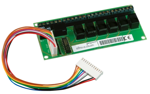 Secoris 8-voudige relaisprintplaat