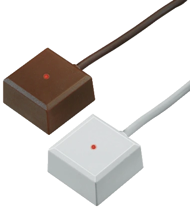 12 V glasbrudsføler brun front vis