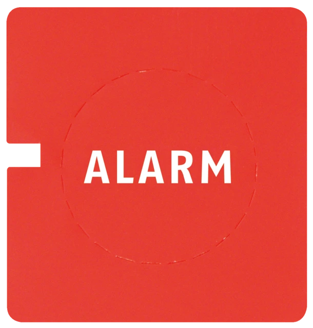Paper Insert for Panic Alarm Button