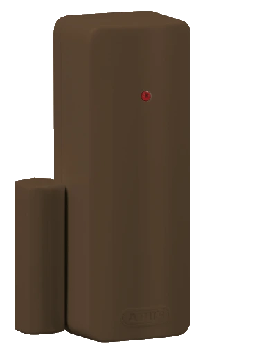 Détecteur d'ouverture sans fil (CC), brun vue avant droite