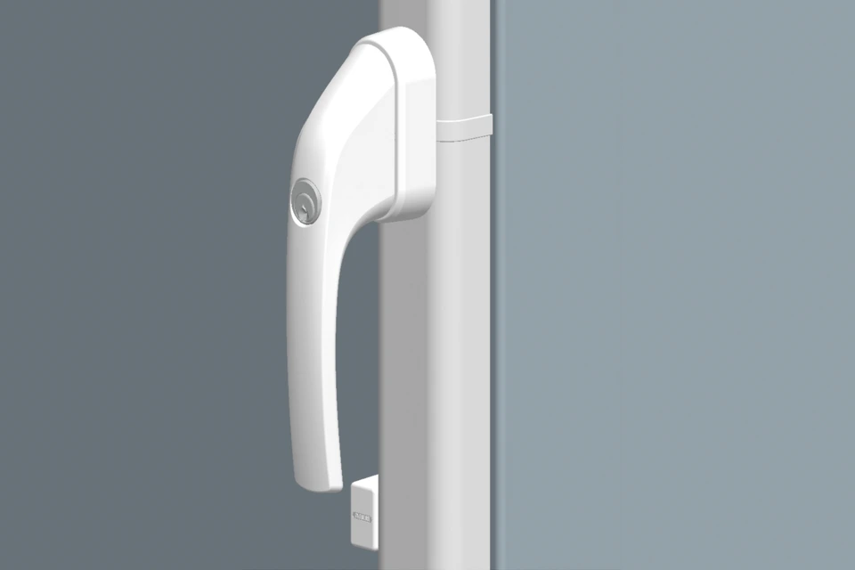 ULTIVEST crémone pour fenêtres sans fil FOS 550 E - AL0089 (blanc)