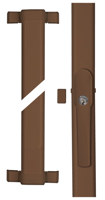 ULTIVEST crémone pour fenêtres sans fil FOS 550 E - AL0089 (marron)