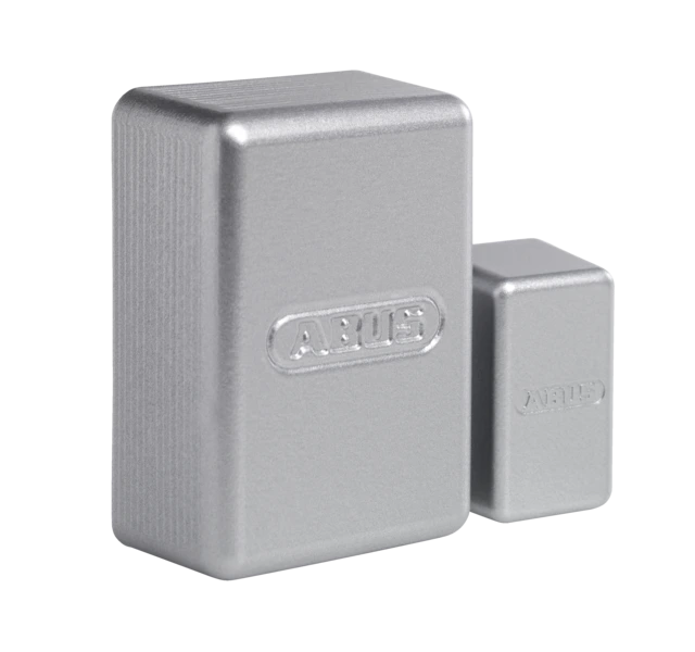 Mini Contact magnétique sans fil argent vue avant droite