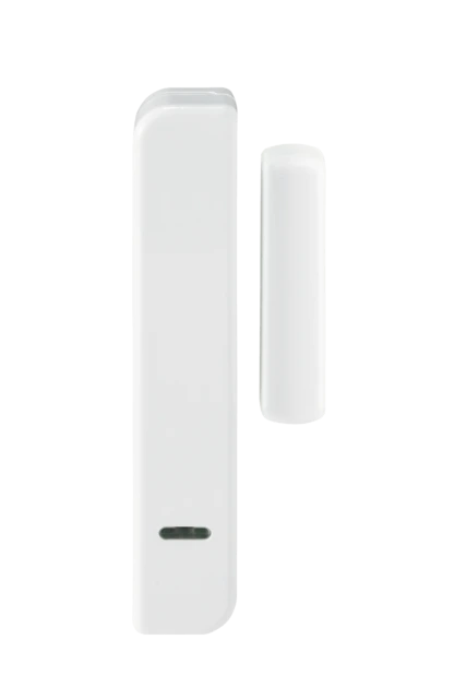 Détecteur d'ouverture sans fil Secvest étroit (blanc) vue frontale