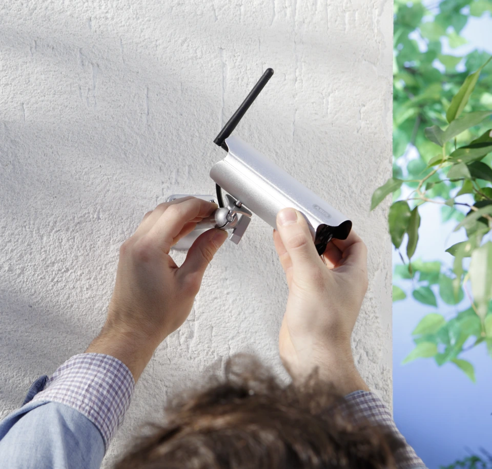 Caméra extérieure WLAN & App Exemple d'utilisation