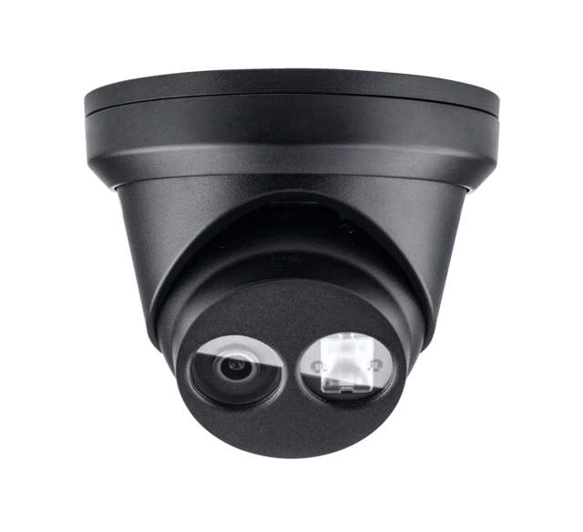 Dôme IP 4 MPx Noir (4 mm)