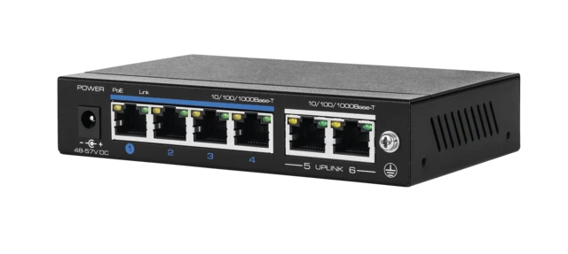 Commutateur Gigabit PoE à 4 ports