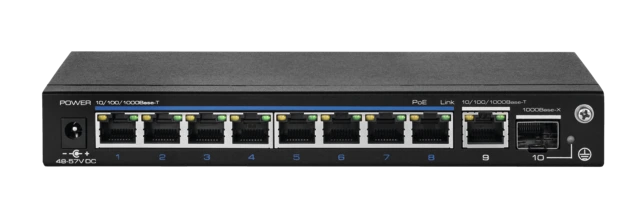 Commutateur Gigabit PoE à 8 ports