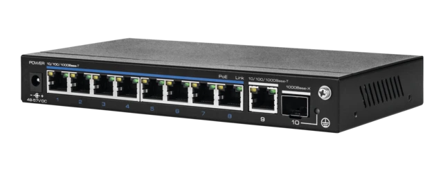 Commutateur Gigabit PoE à 8 ports