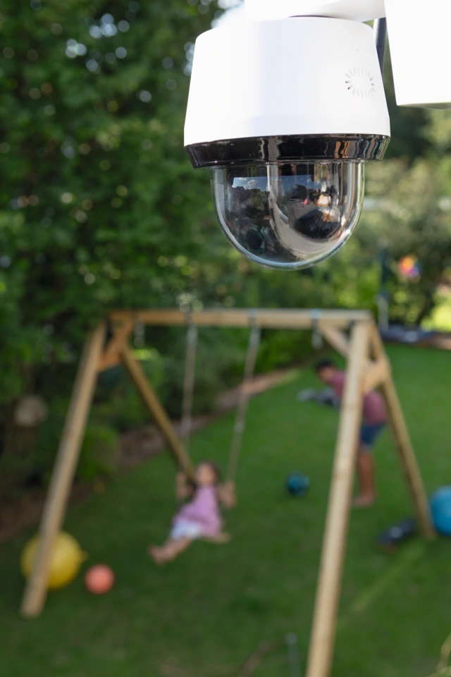 ABUS Cámara WLAN exterior con giro e inclinación