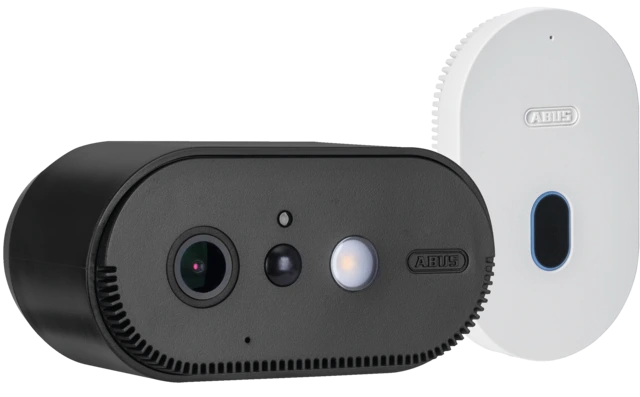 ABUS WiFi Caméra avec batterie intégrée et station de base