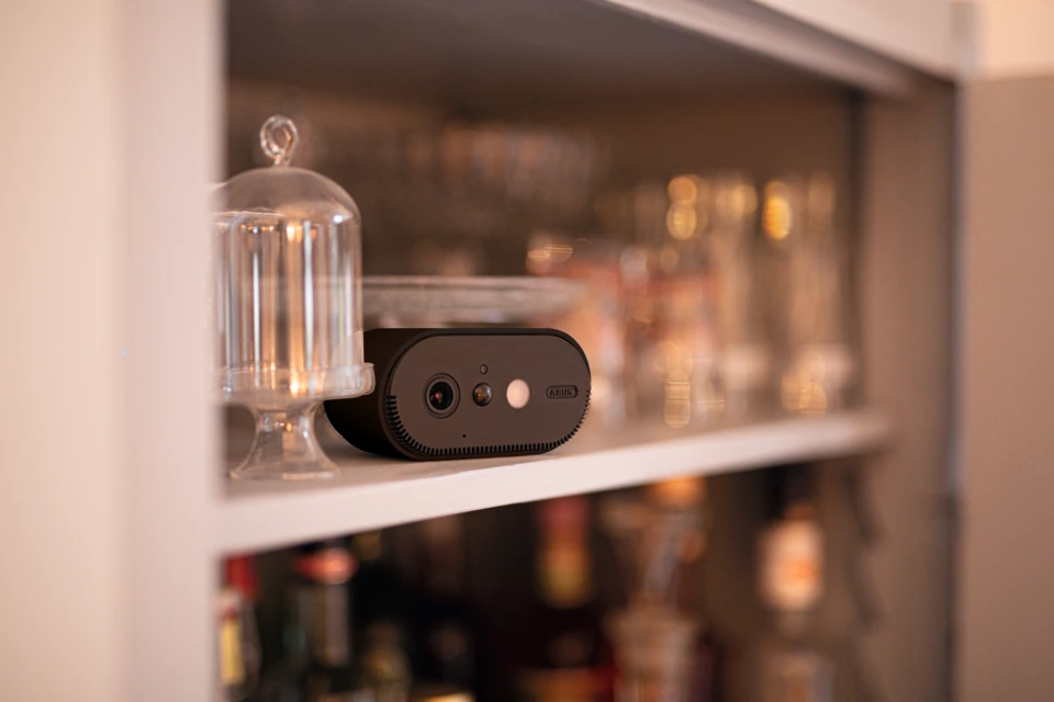 Caméra Wi-Fi ABUS avec batterie intégrée et station de base