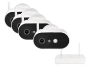 ABUS Akku-Kamera Pro mit Basisstation & 3 x Zusatz-Kamera 