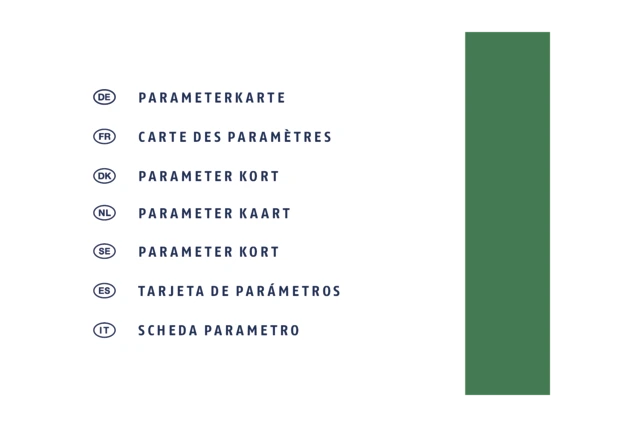 TECTIQ Parameter Card