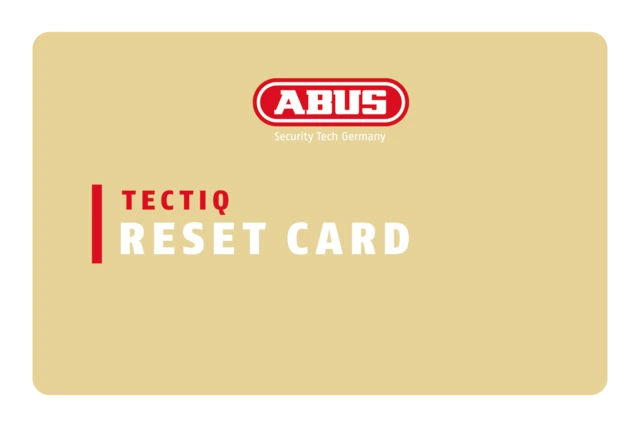 TECTIQ Reset Card
