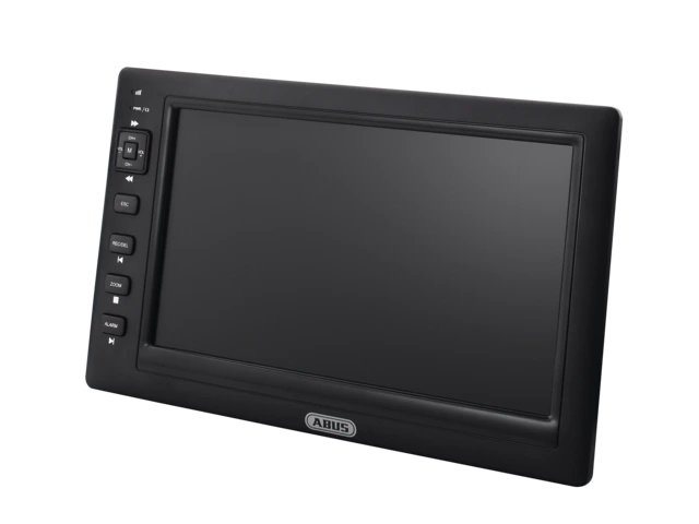 Kit de vidéosurveillance domestique 7'' vue frontale gauche