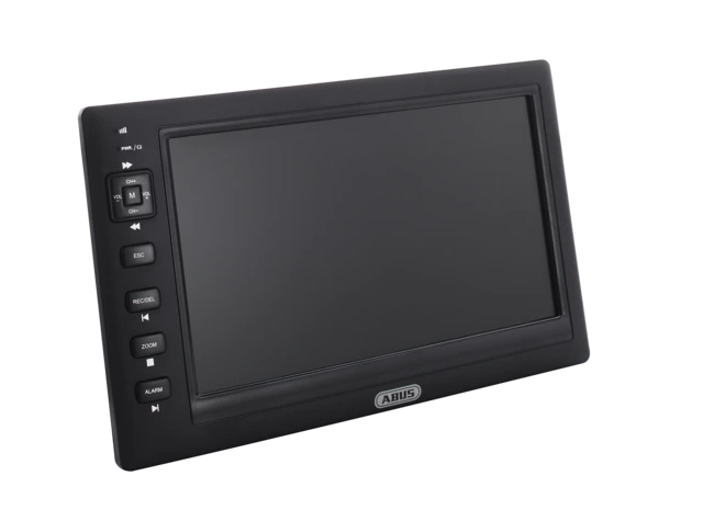 Kit de vidéosurveillance domestique 7'' vue frontale gauche