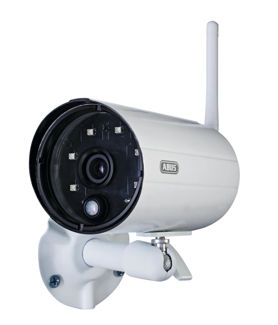 Caméra extérieure sans fil vue frontale gauche