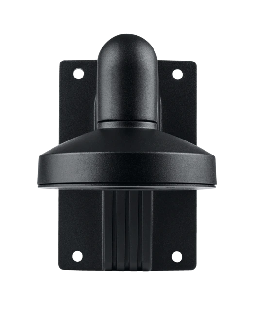 Fixation murale dôme sphérique noir