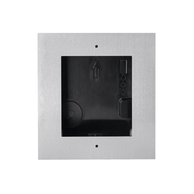 Ramme til 1 modul til skjult montering (rustfrit stål)