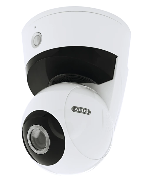 Caméra d'intérieur pan tilt zoom WLAN HD 720p vue frontale gauche