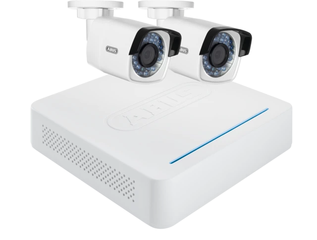Kit de Vidéo Surveillance : Enregistreur Réseau + 2 Caméras Extérieures WLAN