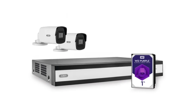 Videosorveglianza ABUS IP Set completo PoE a 4 canali