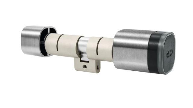 TECTIQ Cylindre à double bouton Lecteur extérieur profil rond Suisse